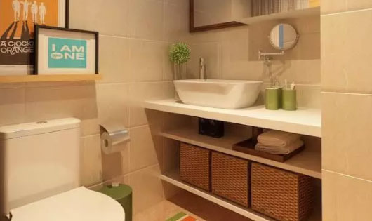 两房装修没吊顶墙面刷白