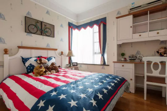 美式风格三房装修案例