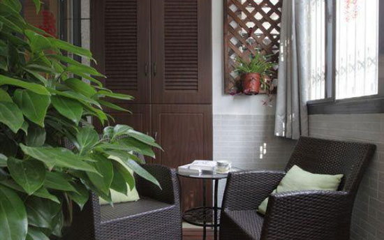 婚房装修,封闭式阳台装修