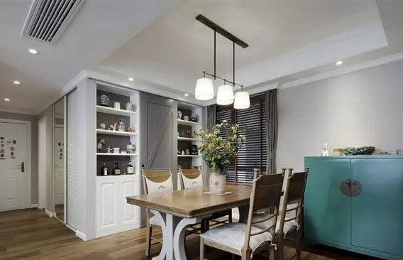 带酒柜的餐厅装修案例