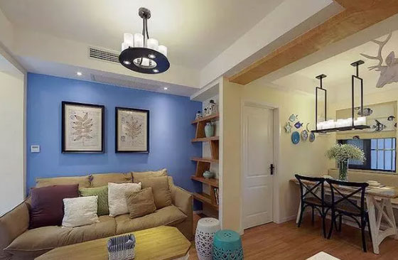 简约美式风格两房装修