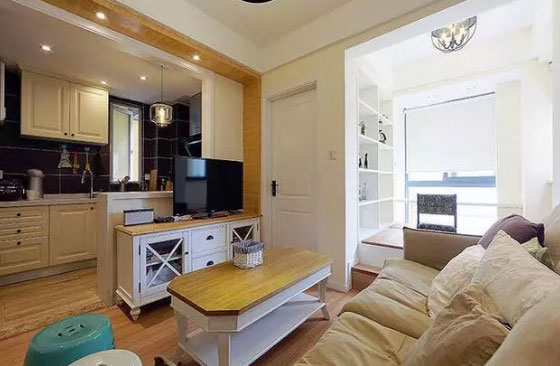 简约美式风格两房装修