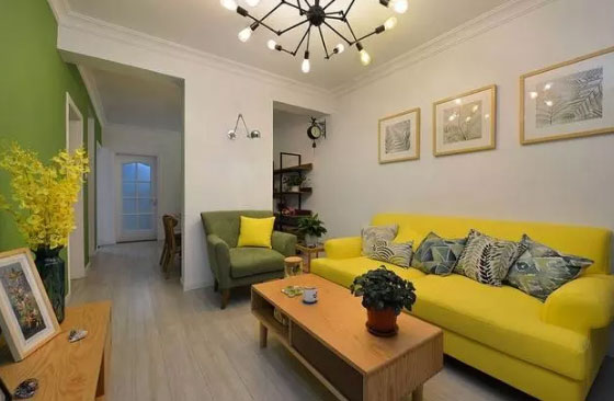 一室两厅装修格调清新