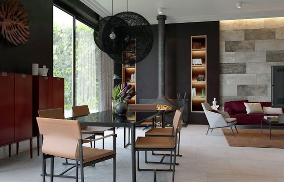 现代风格餐厅装修