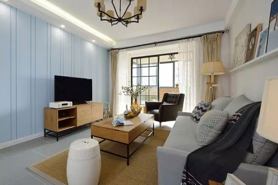 简约清新格调的三房装修