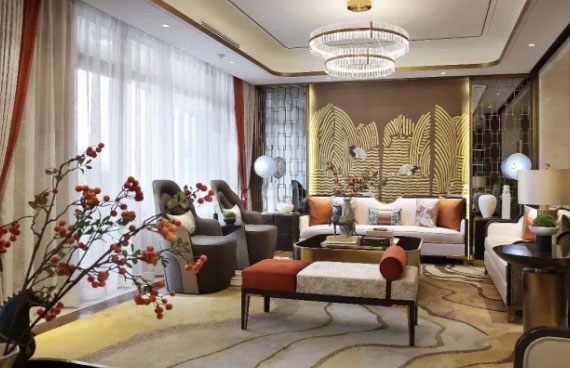 新中式风客厅装修