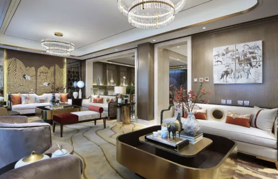 新中式风客厅装修