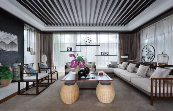 新中式风客厅装修