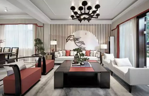 新中式风客厅装修