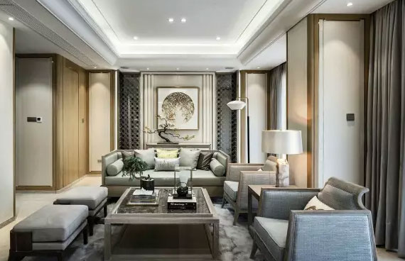 打造文化气息的新中式风格客厅装修，让家更有品位！