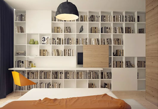 客厅式书房装修