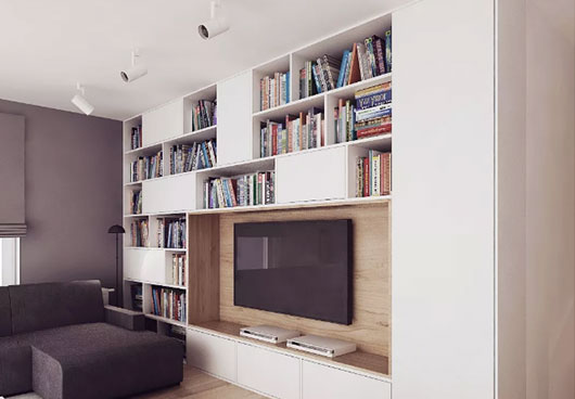 客厅式书房装修