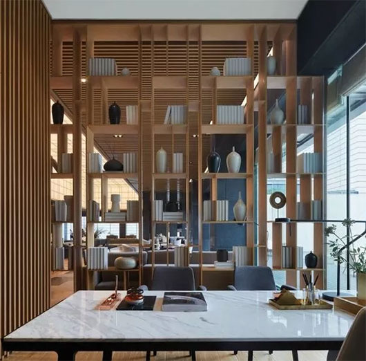 客厅式书房装修