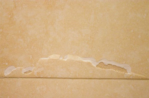 瓷砖划伤破损的修复方法