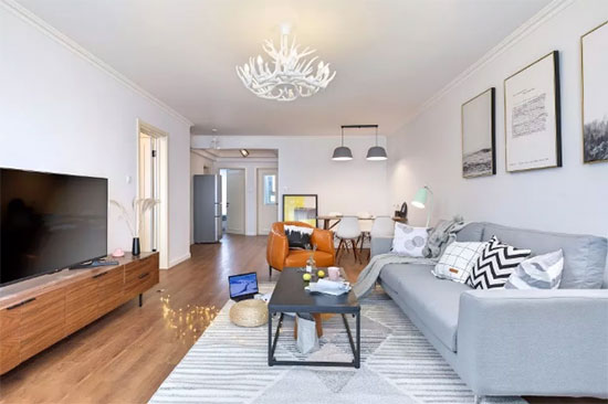 客厅餐厅一体式装修