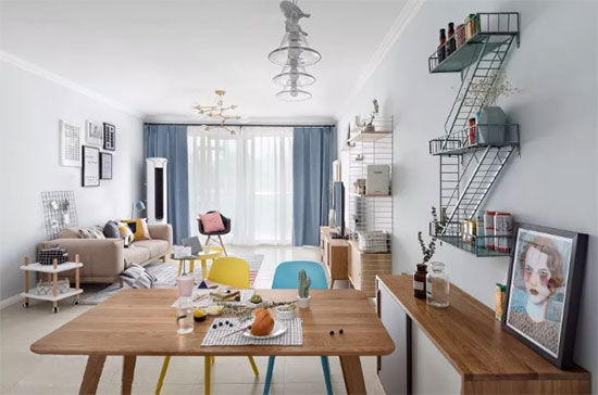 客厅餐厅一体式装修