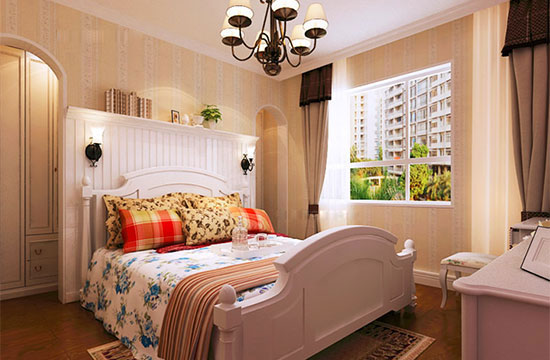 美式田园风格三房装修