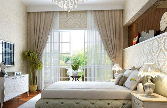 卧室窗帘怎样搭配
