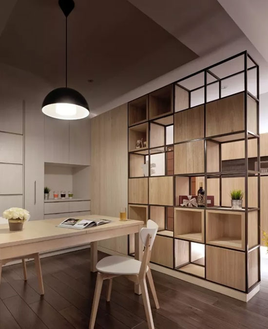 木质隔断装修案例