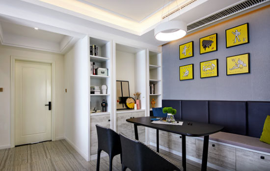 餐厅卡座式装修