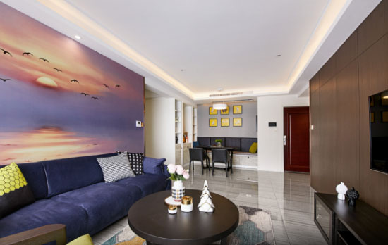 餐厅卡座式装修