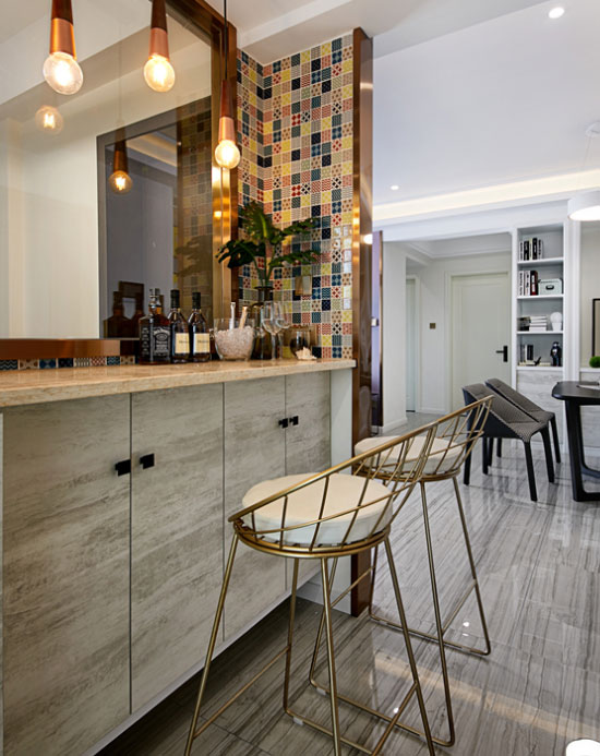 餐厅卡座式装修