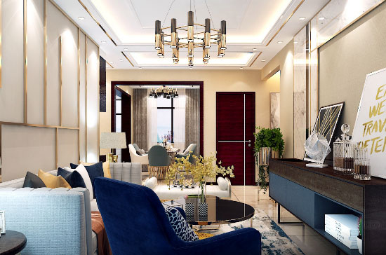 现代风格三房装修