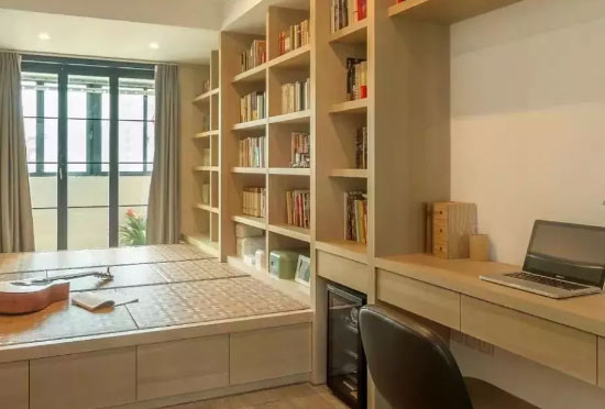 榻榻米书桌装修