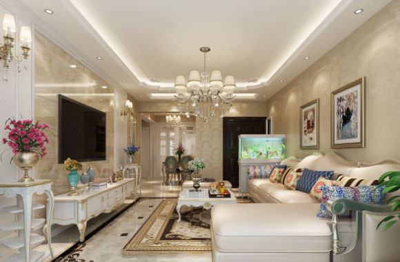 欧式风格两房装修