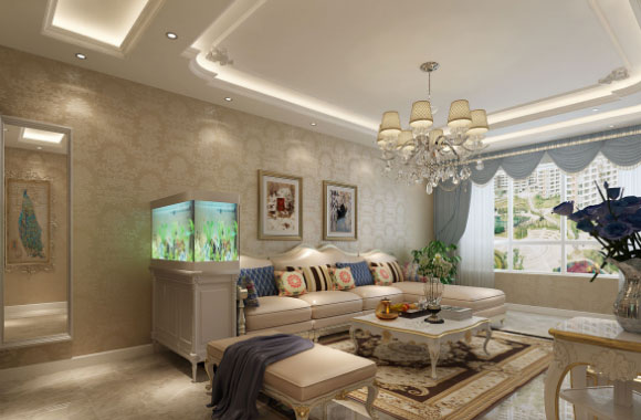 欧式风格两房装修