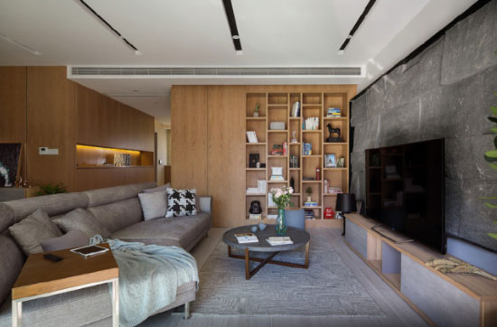 现代风格两房装修