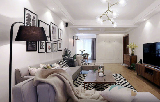 美式简约风格三房装修