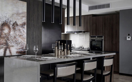 轻奢质感两房装修