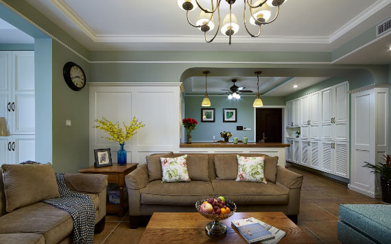 美式风格三房装修