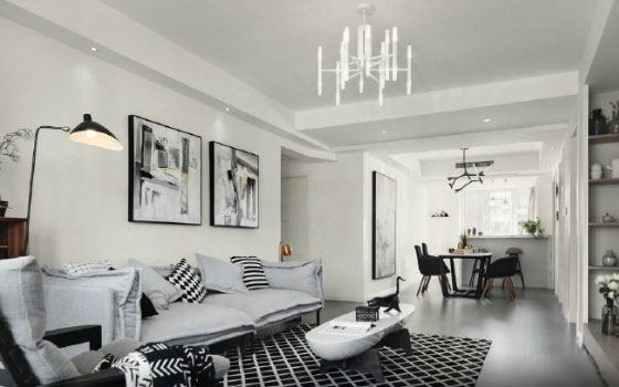 现代风格两房装修