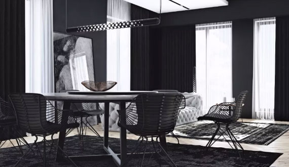 高级黑装修案例