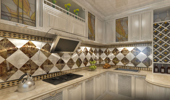 美式风格三房两厅装修效果图