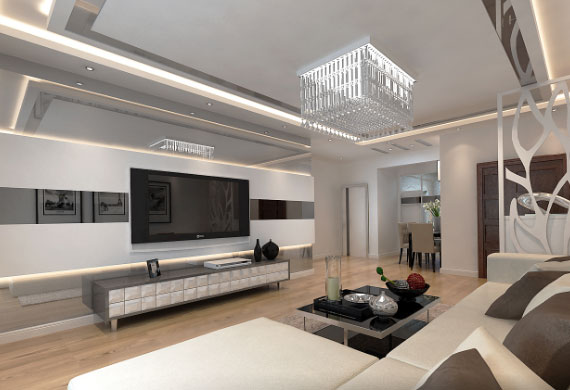 现代简约风格三房设计