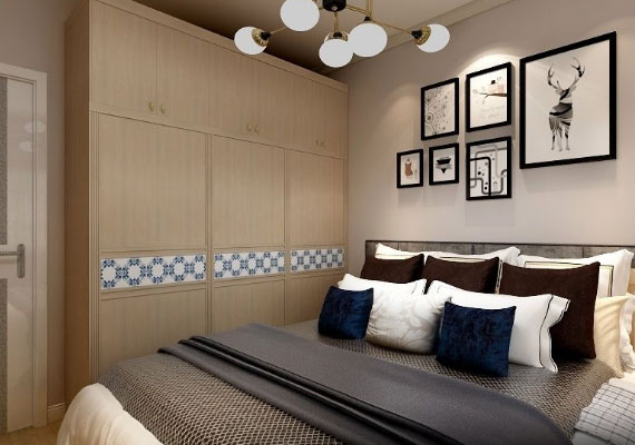 简约风格三房设计效果图