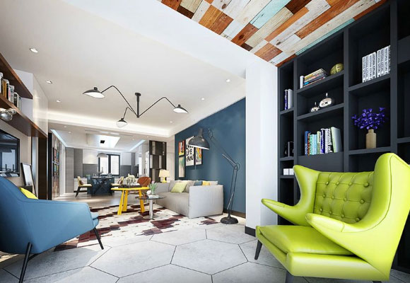 混搭风格三房装修