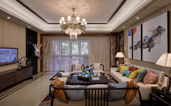 新中式风格三房装修