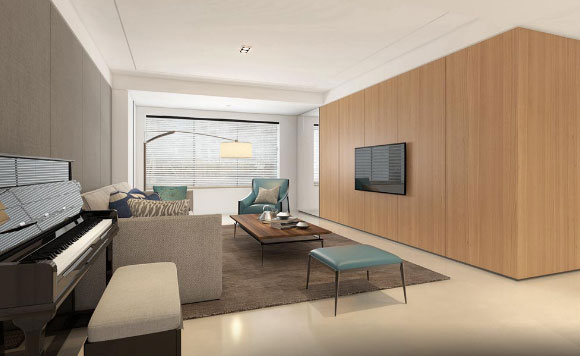 简约风格三房装修