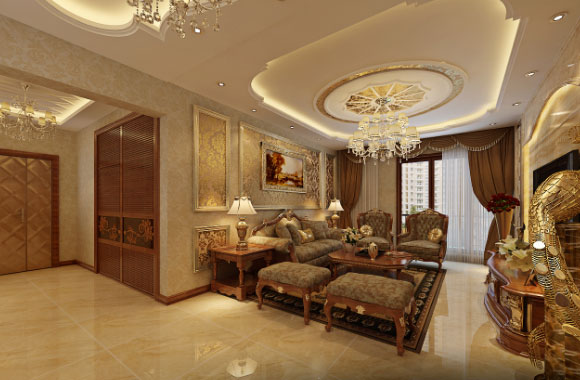 欧式风格三房装修