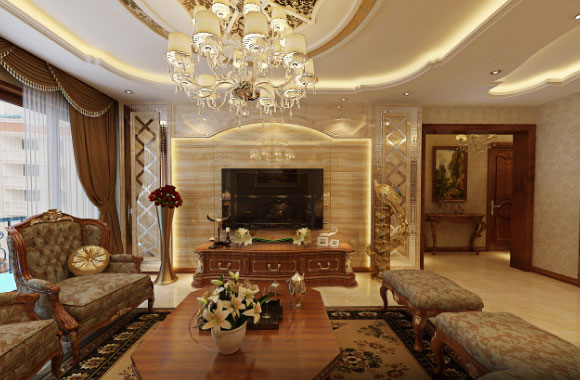 欧式风格三房装修