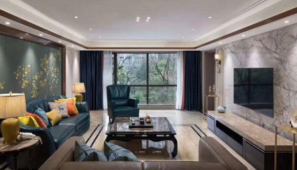 美式混搭风格跃层装修