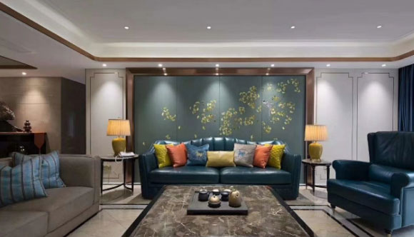 美式混搭风格跃层装修