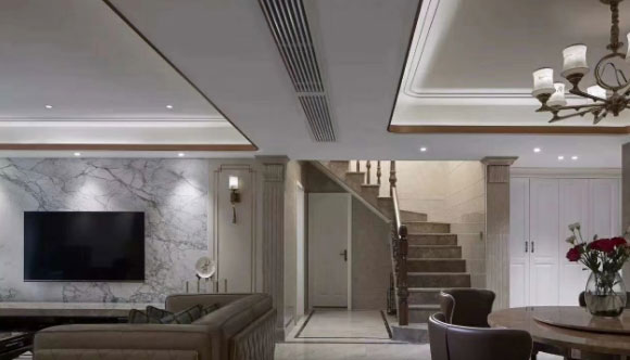 美式混搭风格跃层装修