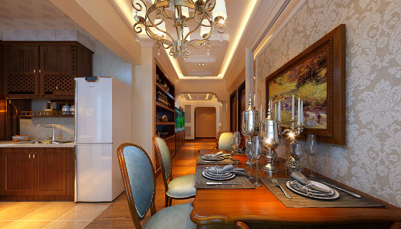 美式风格三房装修