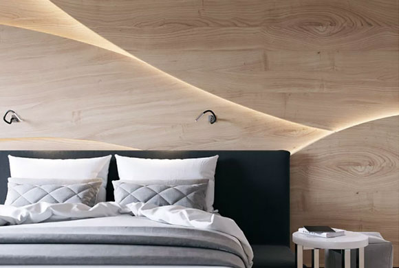 卧室床头背景墙装修