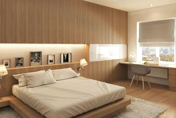 卧室床头背景墙装修